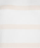 Short Sleeve Stripe Top - Offwhite/sand