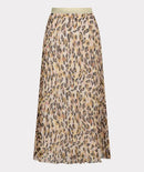 Leopard Dream Plisse Skirt - Print