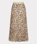 Leopard Dream Plisse Skirt - Print