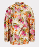 Floral Garden Oversized Blouse - Print