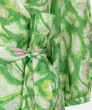Floral Treasure Wrap Blouse - Print