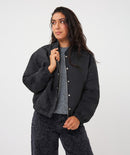Crinkle Jacket - Black
