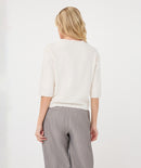 Round Neck Jumper - Off White