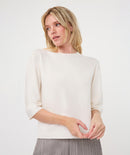 Round Neck Jumper - Off White