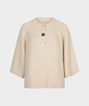 3 Button Cardigan - Bisquit