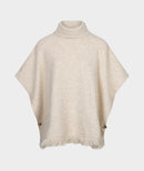 Esqualo High Neck Poncho - Bisquit