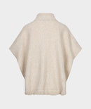 Esqualo High Neck Poncho - Bisquit