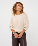 Short Sleeve Jumper - Bisquit