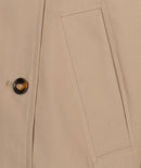 Hooded Short Coat - Sand