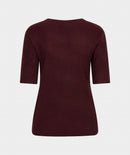 Studs Detail Jumper - Merlot
