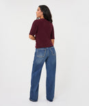 Studs Detail Jumper - Merlot