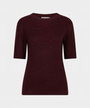 Studs Detail Jumper - Merlot