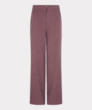 Wide Herringbone Trouser - Merlot