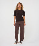 Short Sleeve Jumper - Cacao