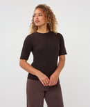 Short Sleeve Jumper - Cacao