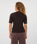 Short Sleeve Jumper - Cacao