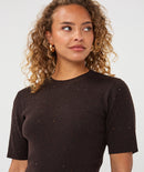 Short Sleeve Jumper - Cacao
