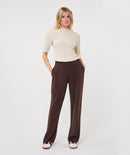 Pleated Trouser - Cacao