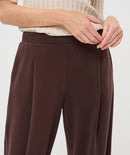 Pleated Trouser - Cacao