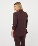 3/4 Sleeve Blazer - Cacao