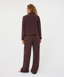 Wide Leg Trouser - Cacao