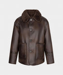 Reversible Teddy Coat - Cacao