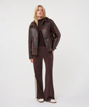 Reversible Teddy Coat - Cacao