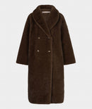 Long 2 Tone Coat - Cacao
