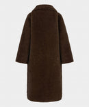 Long 2 Tone Coat - Cacao