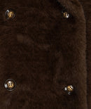 Long 2 Tone Coat - Cacao