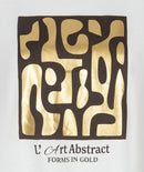 Abstract T-Shirt - Off White/cacao