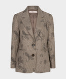 Paisley Check Blazer - Print