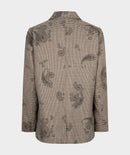 Paisley Check Blazer - Print