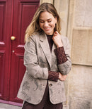 Paisley Check Blazer - Print