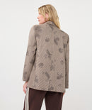 Paisley Check Blazer - Print