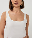Basic Singlet - Off White