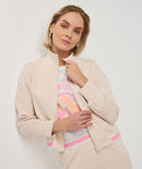 Bomber Cardigan - Natural