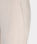 Fancy Waistband Wide Trousers - Natural