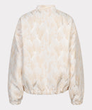 Feather Bomber Jacket - Natural