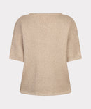 Ajour Batwing Jumper - Light Sand