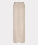 Fine Crinkle Trouser - Light Sand