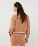 Bomber Cardigan - Cappuccino
