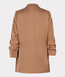 3/4 Sleeve Crêpe Blazer - Cappuccino