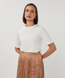Plisse Skirt - Cappuccino