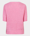 Short Sleeve Sequin Jumper - Rose