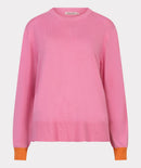 Long Sleeve Stripe Jumper - Rose