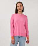 Long Sleeve Stripe Jumper - Rose