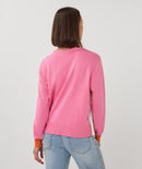 Long Sleeve Stripe Jumper - Rose