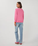 Long Sleeve Stripe Jumper - Rose