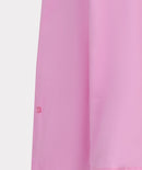 Cropped Folded Cuff Blouse - Rose